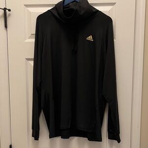 Adidas Women's Black Nylon Turtleneck